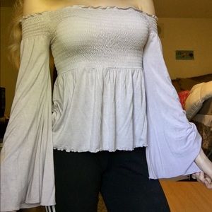 Boho wide sleeve blouse